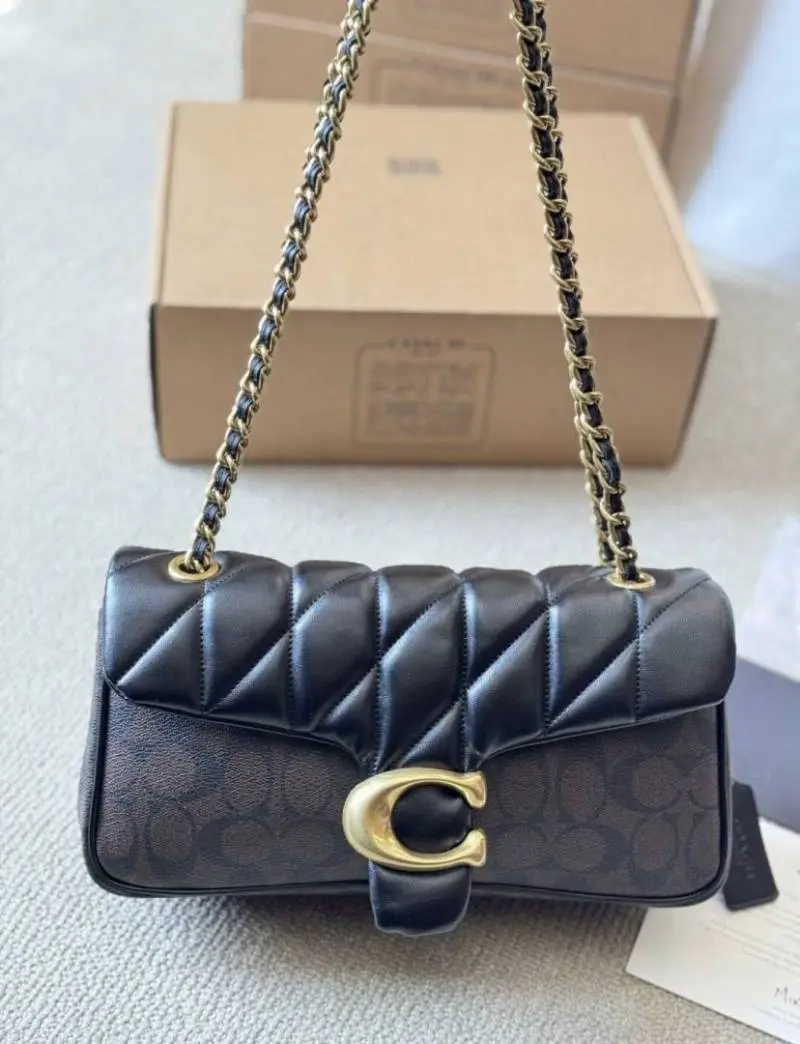 Coach Tabby 26 Quilted Highend Quality Coded With OriginalBox CarryBag Premium - Image 9