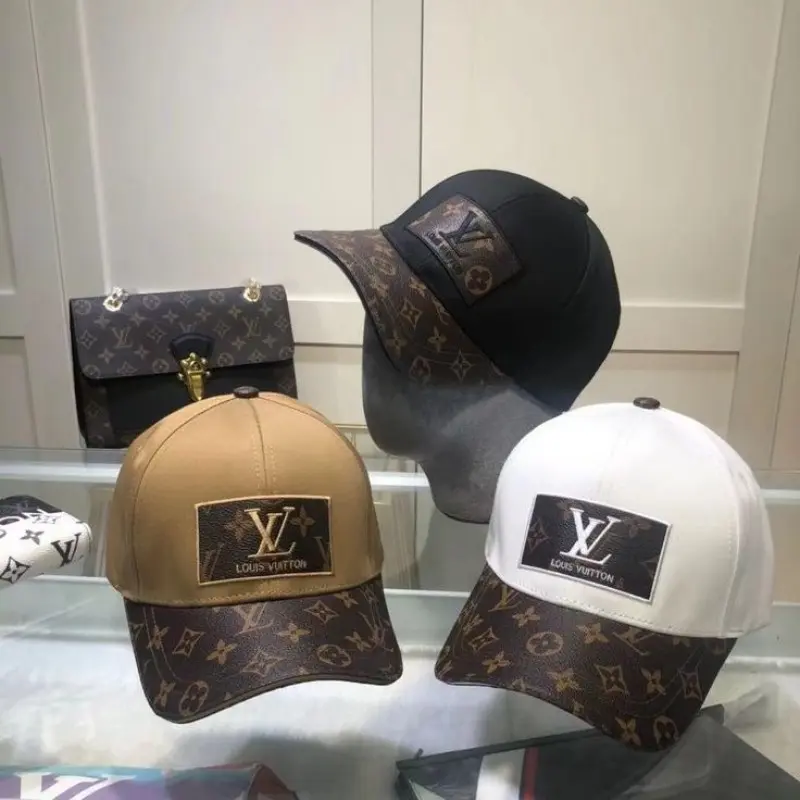 Louis Vuitton Front Logo White Monogram Premium Unisex Cap (With Safety Box) - Image 6