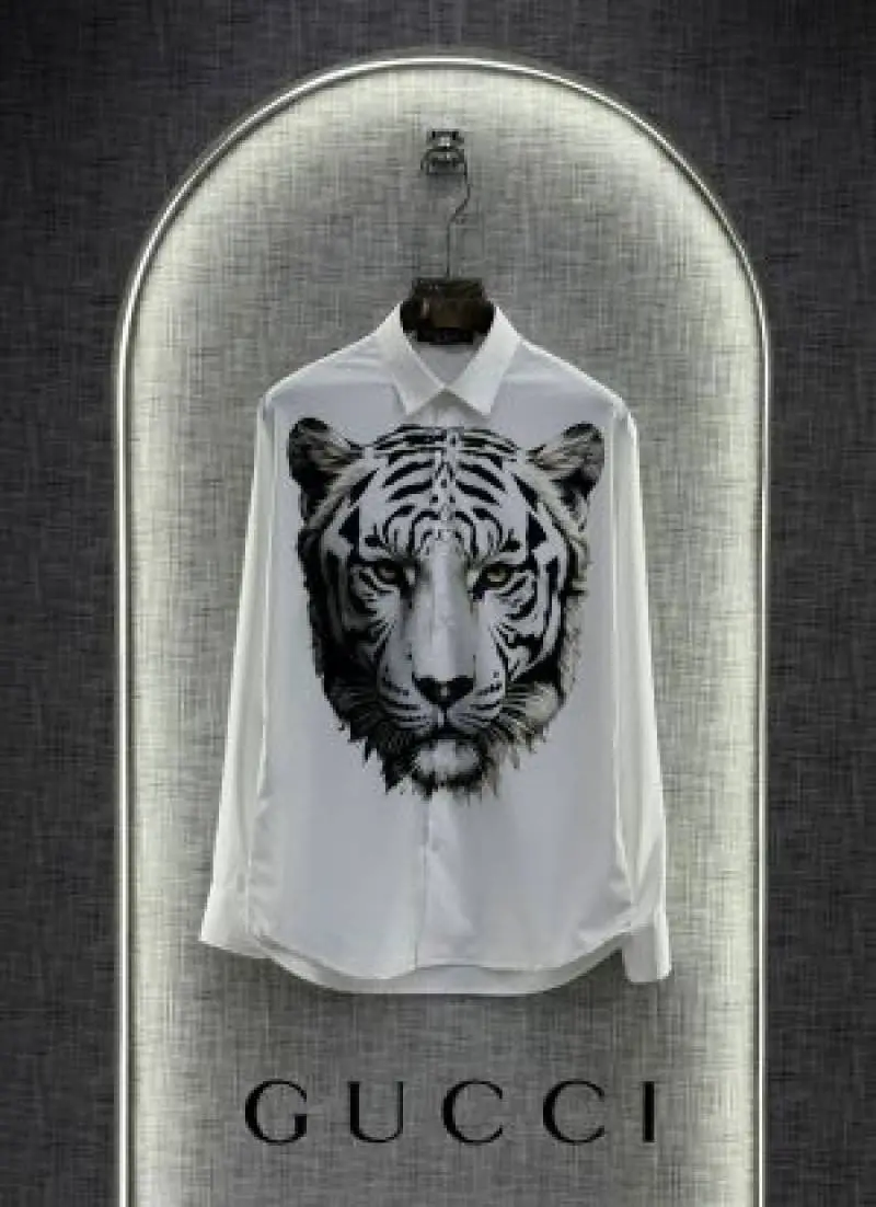 Gucci imported tiger print full sleeves shirt