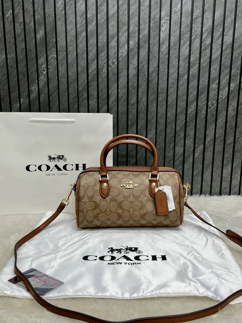 Coach Rowan Long Satchel Bag With OriginalCarryBag DustCover - Image 3