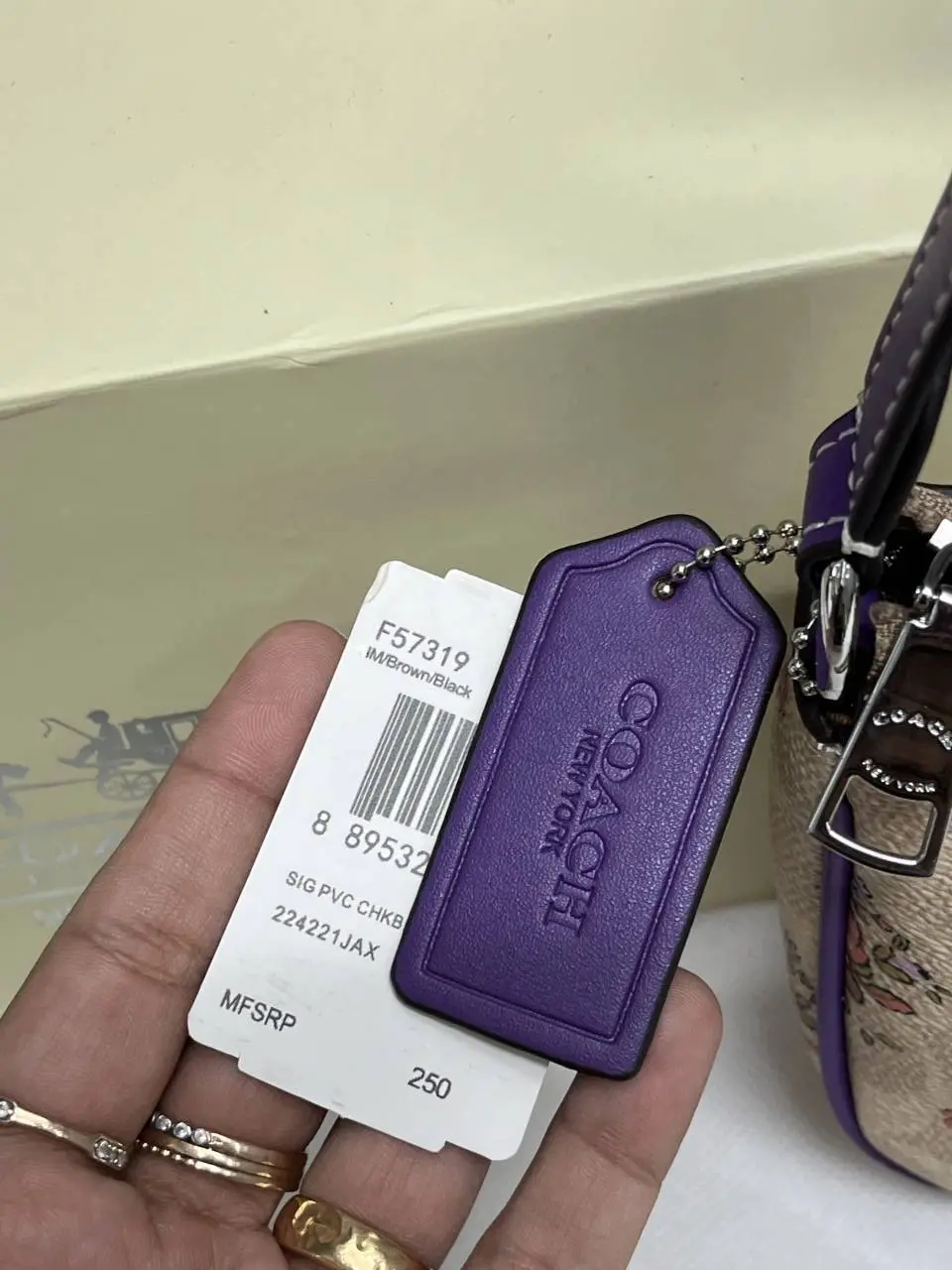 Coach Nolita 19 Highend With OriginalMagnetBox Flowercharm - Image 10