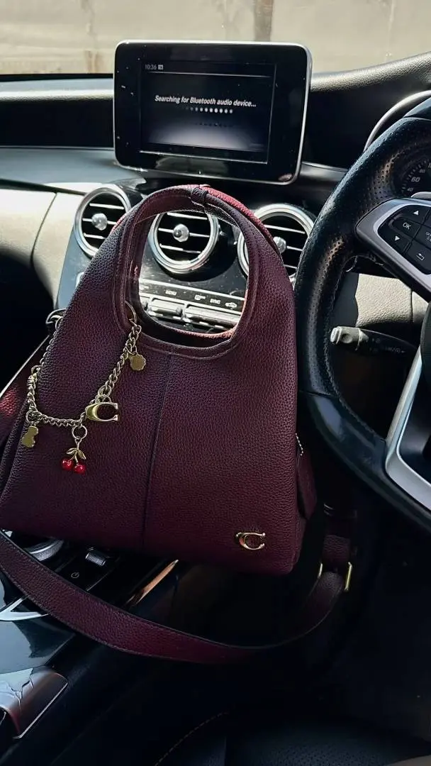 Coach Lana 23 Wine With OriginalBox DustCover LongBelt - Image 3