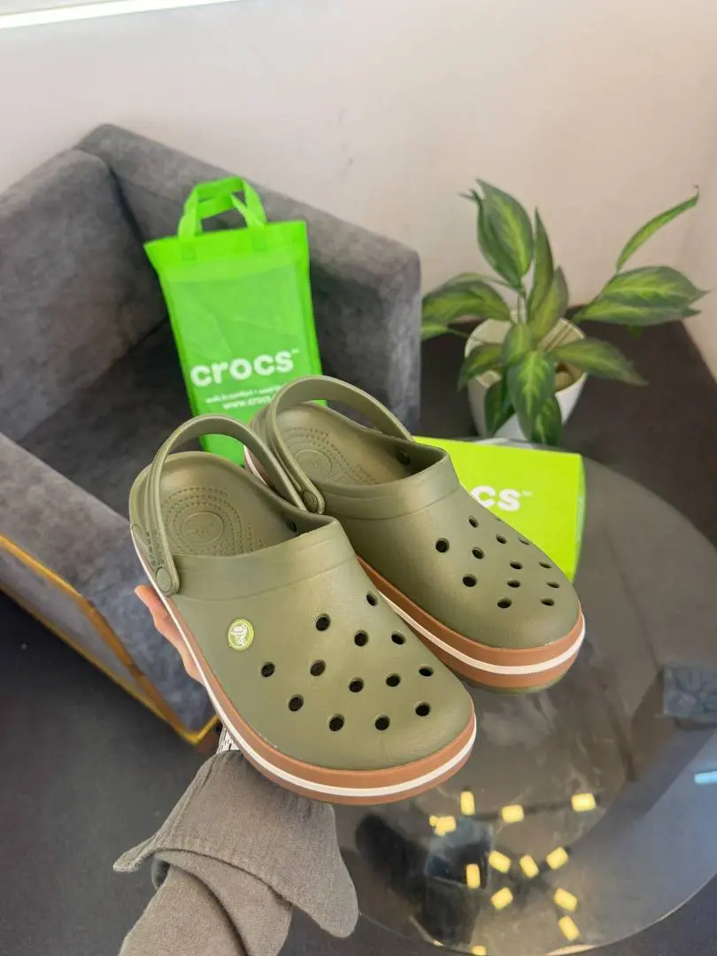Crocs Crocband Gum Clog Khaki - Image 7