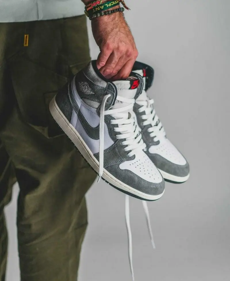 Air Jordan 1 High Washed Black - Image 2