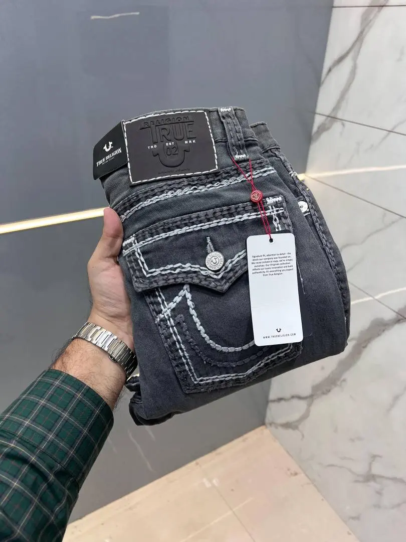 True Religio n Premium Imported Stretchable Lycra Fabric Straight Fit Denim 2786 - Image 3