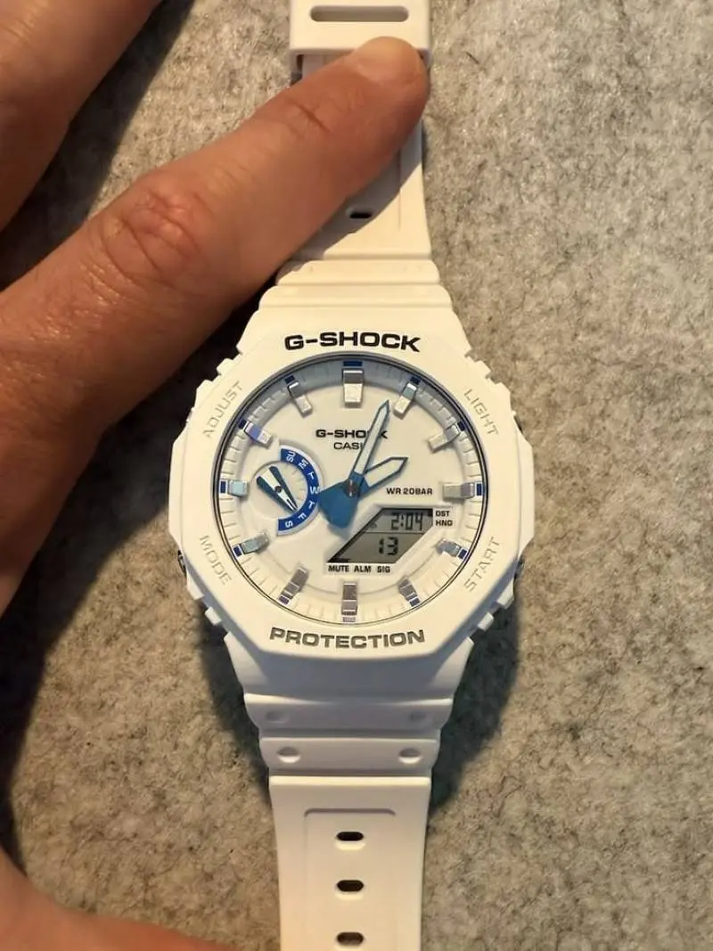 Casio G- Shock GA-2100HDS-7A white - Image 4