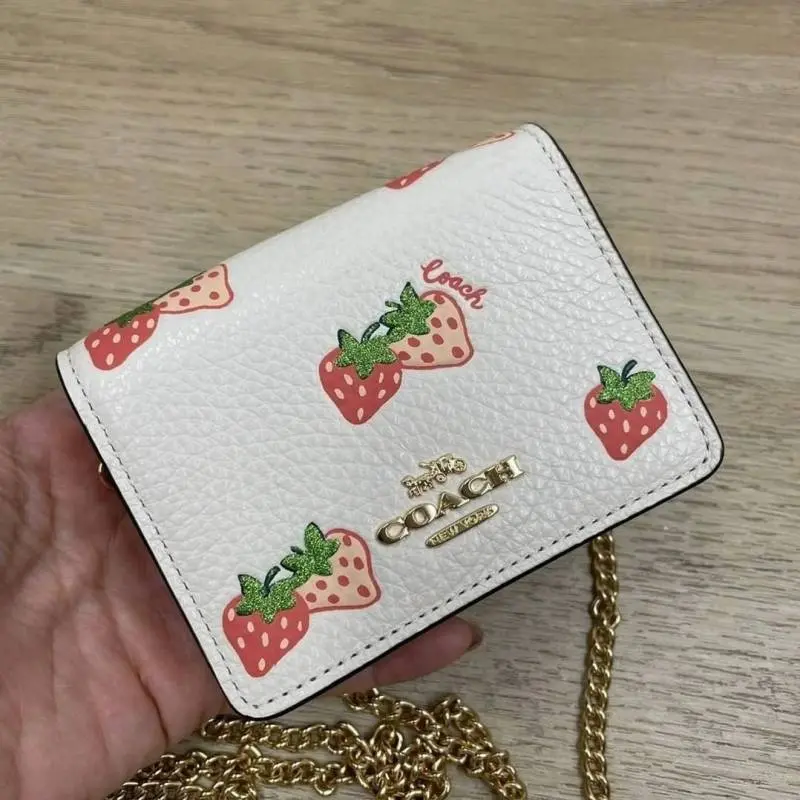 Coach Cw-2 ChainWallet With OriginalBox & DustCover - Image 7