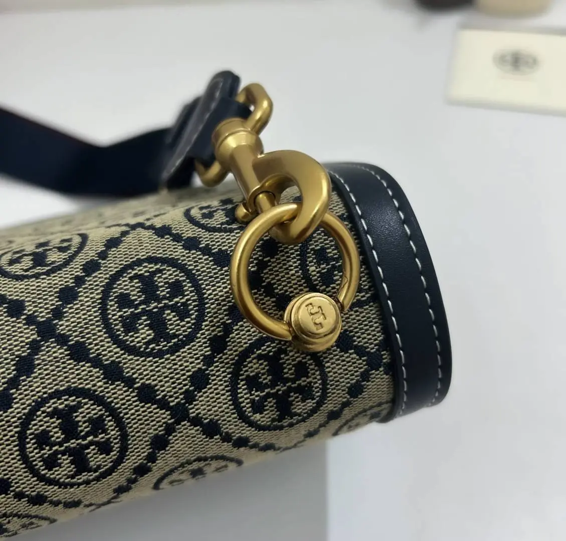 Tori Burch T Monogram Jacquard Highend ShoulderBag With OriginalPacking - Image 8