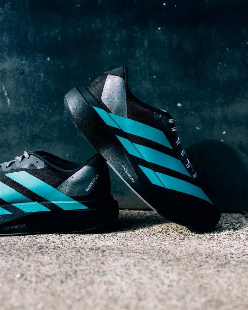 Adidas Adizero Evo SL Black Pure Teal 6025