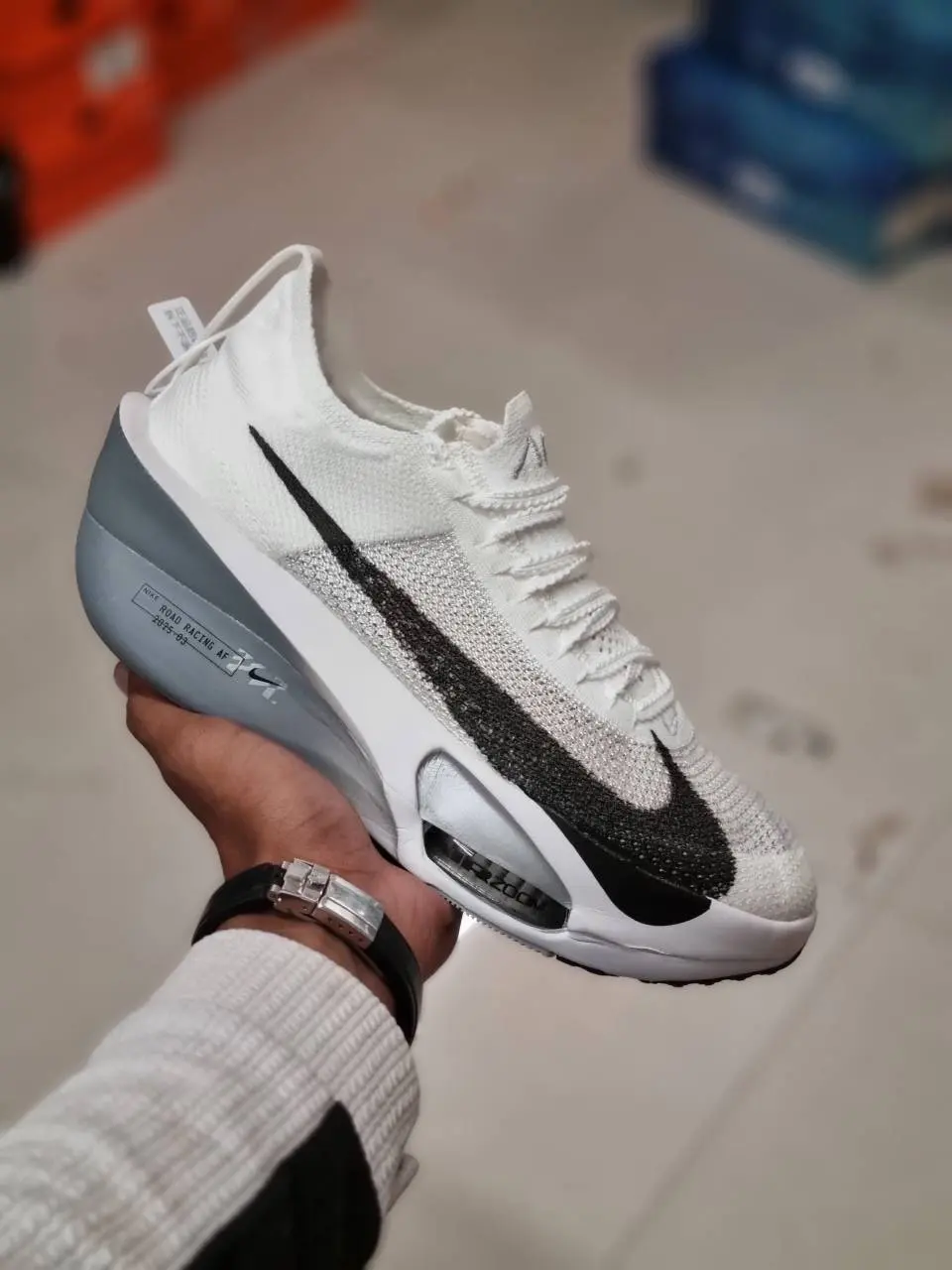 Nike Air zoom Alphafly 3 white grey - Image 2