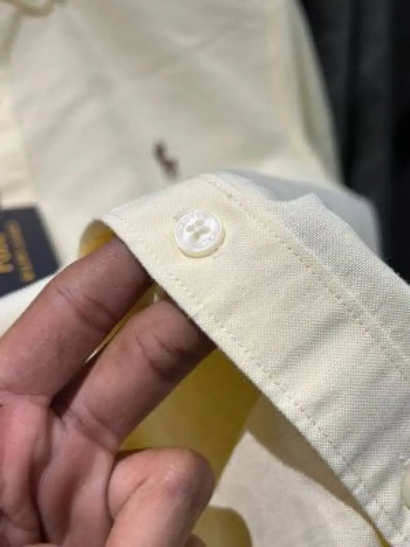 Ralph LAUREN P-OLO IMPORTED STORE ARTICLE SHIRT YELLOW - Image 3