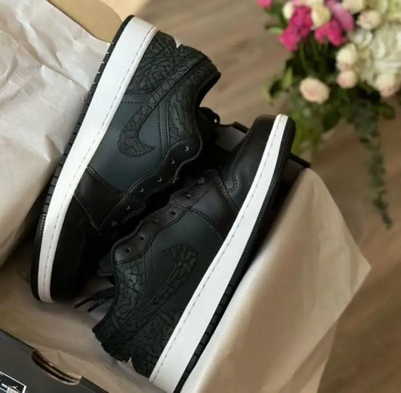 air jordan 1 low black elephant - Image 5