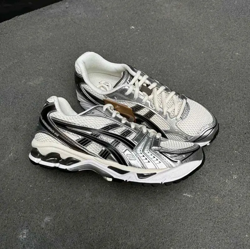 Asics Gel-Kayano 14 Cream Black Metallic Plum - Image 7