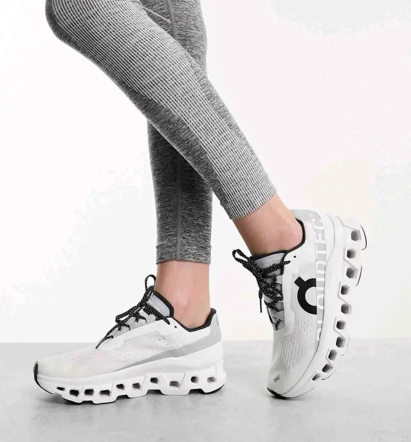 On Running CloudMonster White Black 1214 - Image 5