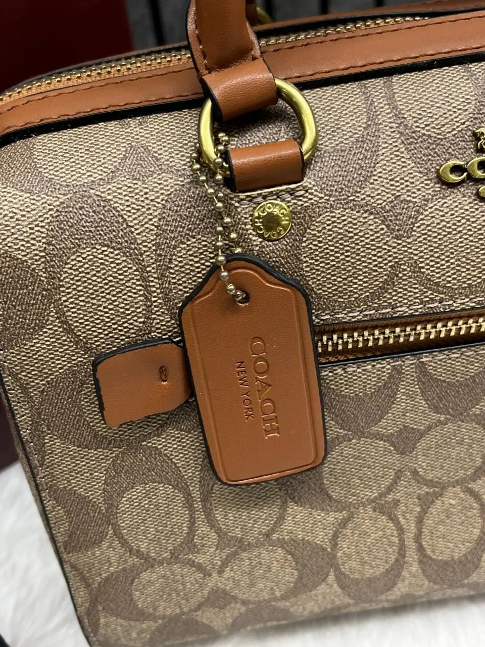 Coach Rowan Large Boston Bag With OriginalBox DustCover - Image 7
