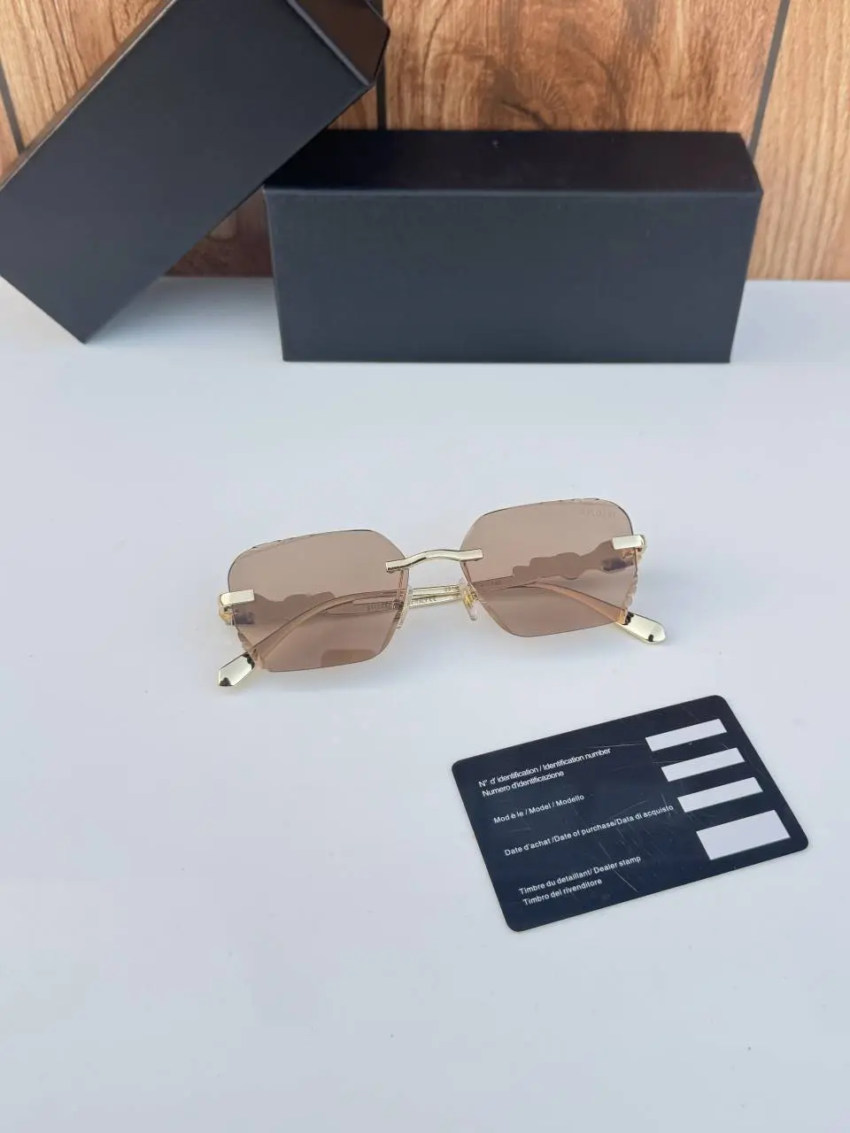 BVLGARI 2514 gold peach brown - Image 5