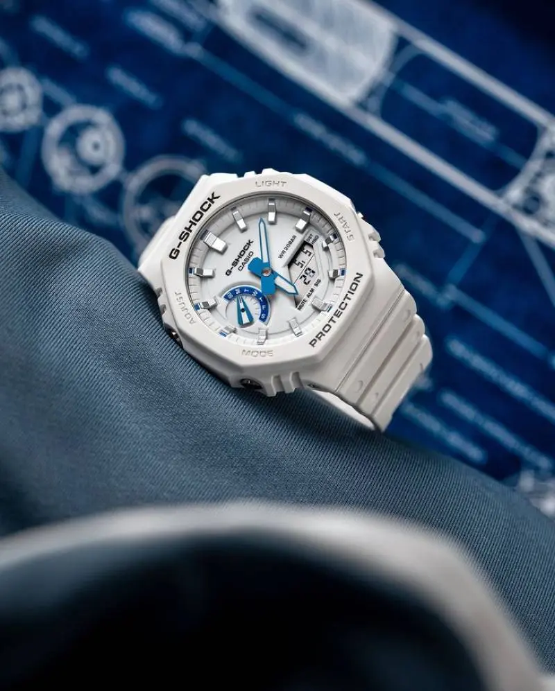 Casio G- Shock GA-2100HDS-7A white - Image 6