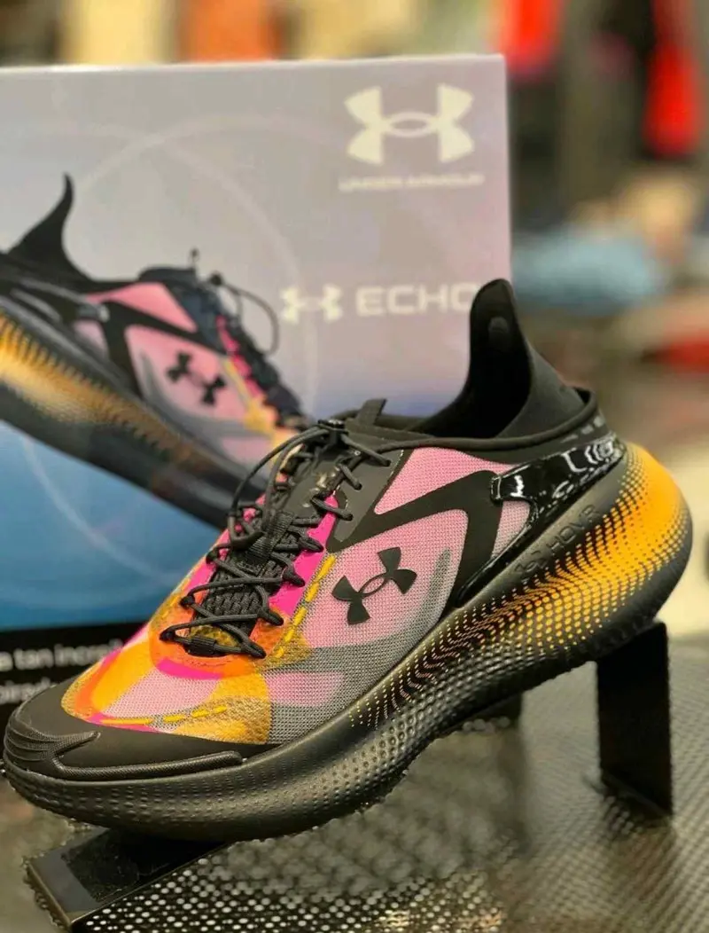 Under Armorr Echo Slipspeed Black Rebel Pink - Image 2