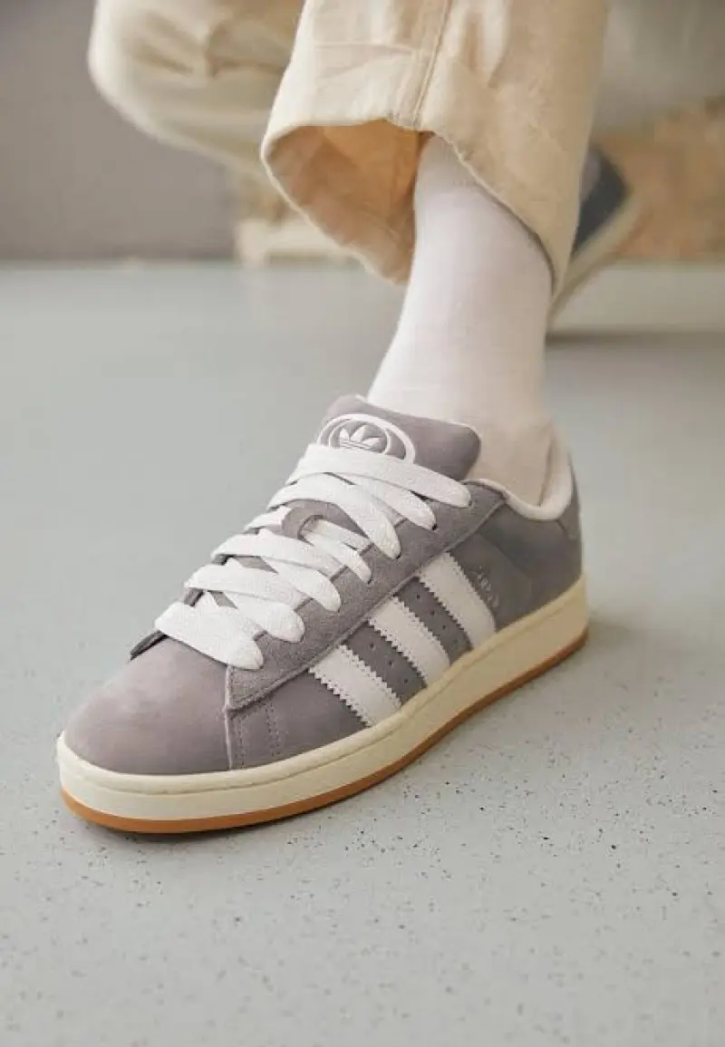 Adidas Campus Grey White Fix - Image 5