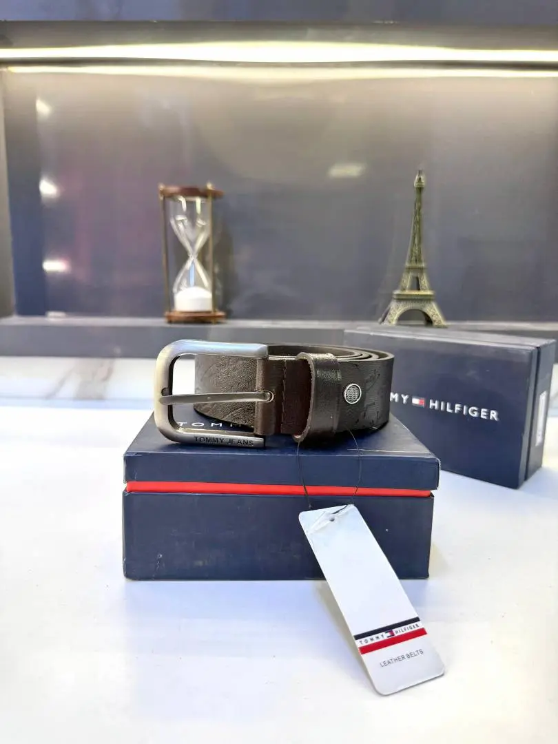 Tommy Hilfigar Brown Premium Quality Belt Fa 496 - Image 2