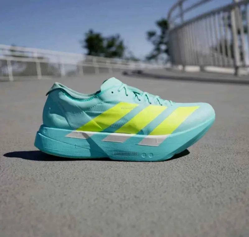 Adidas Adizero Adios Pro 4 Flash Aqua Lucid Lemon - Image 3