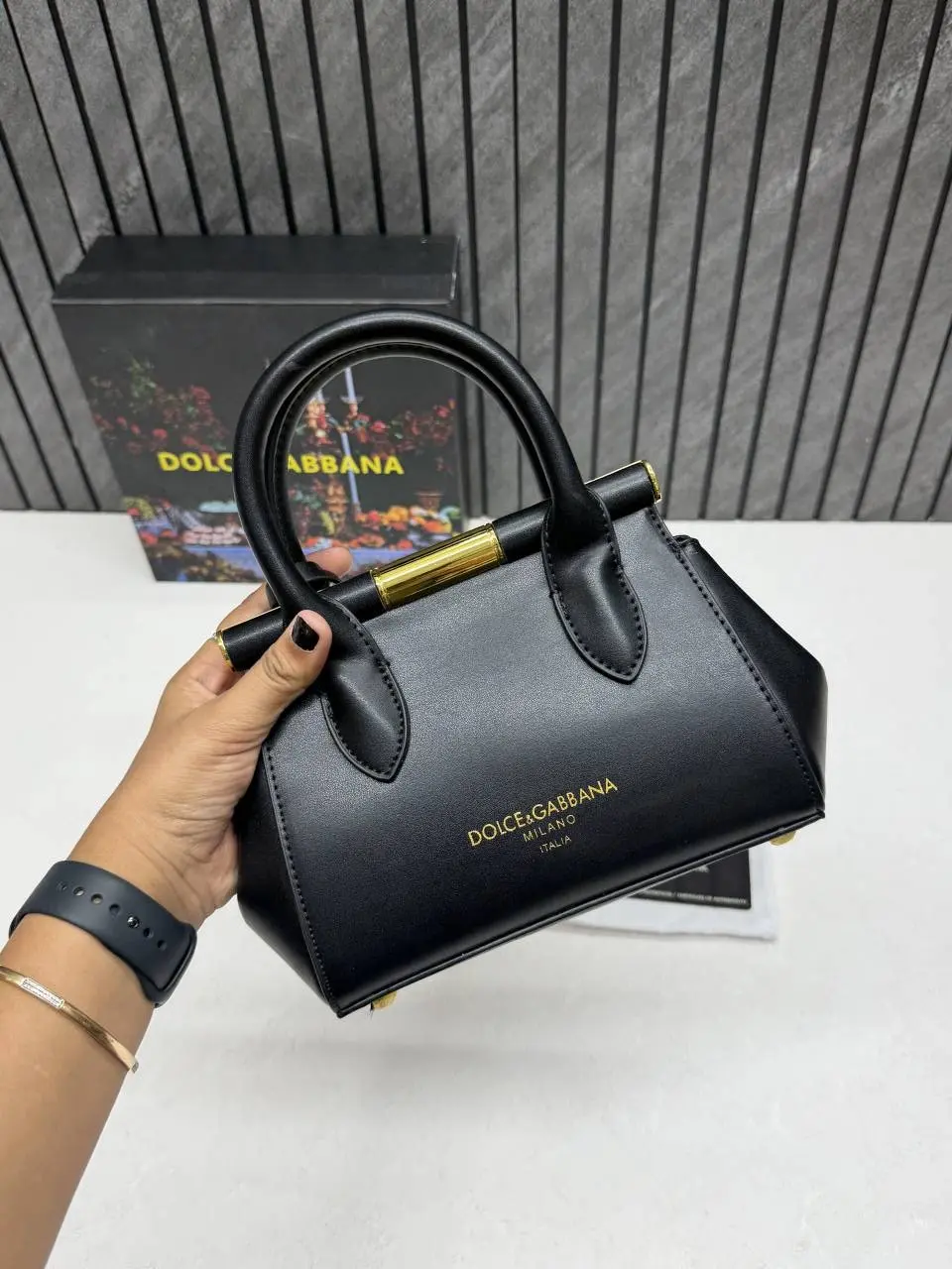 Dolcce & Gabbana 9026 Mini MarleneBlack With Original Box & DustCover - Image 8