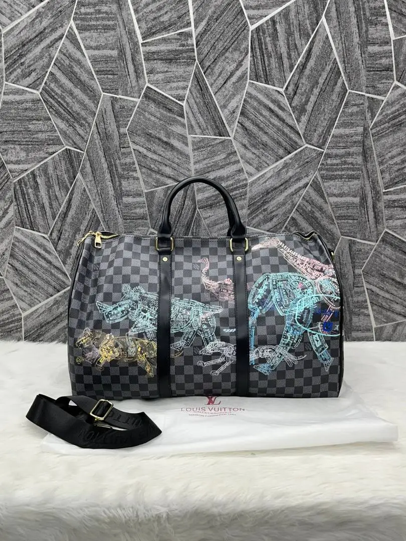 Louis Vuitton Keepall 55 Premium Duffle With DustCover