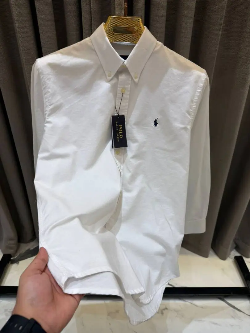 Ralph Lauren imported Chest logo Shirt White - Image 2