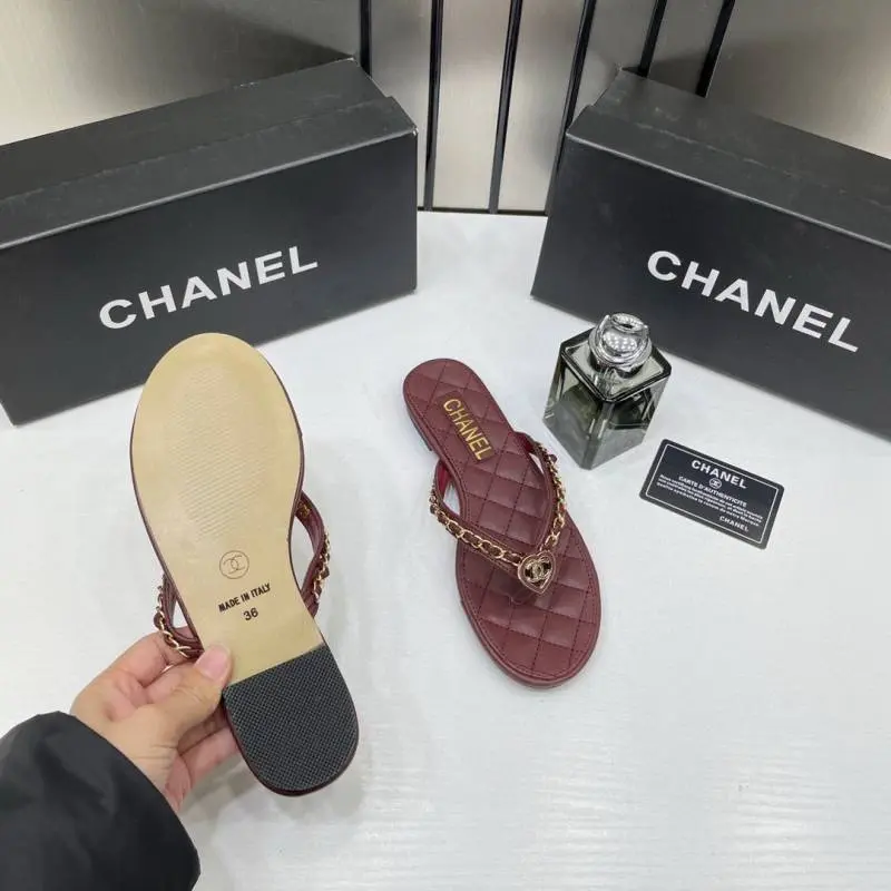 Chanel Onsale Thong Flats With OriginalBox - Image 3