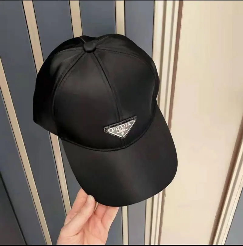 Prada Re Edition Nylon Black Front Logo Premium Unisex Cap (With Safety Box) - Image 7