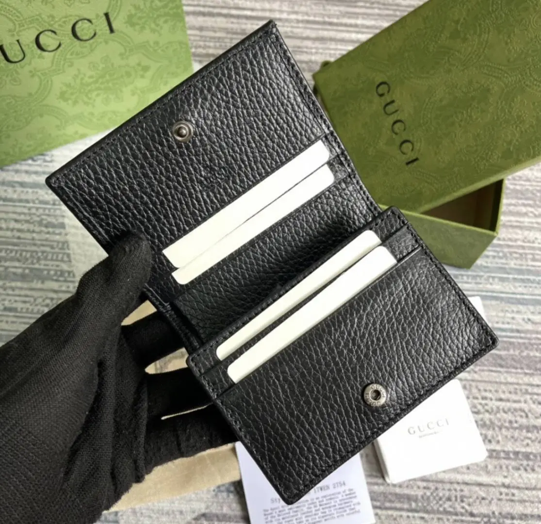 Gucci G3 GG Marmont Unisex Wallet With OriginalBox DustCover Card - Image 4