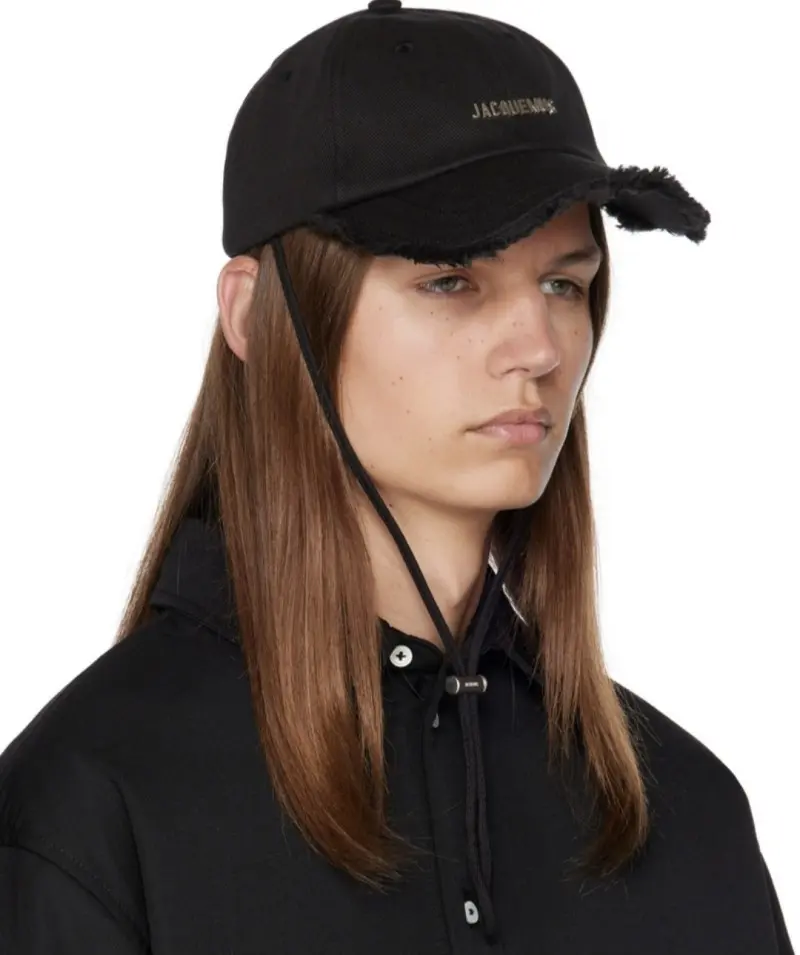 Jacquemus The Artichaut Black Premium Unisex Cap With Safety Box - Image 4