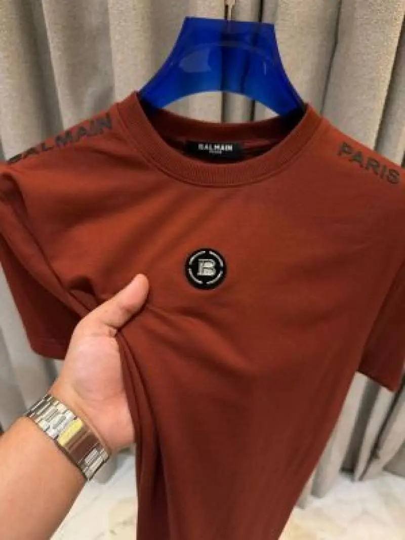 No return Balman Middle Brand Patch Round Neck T-shirt - Image 2