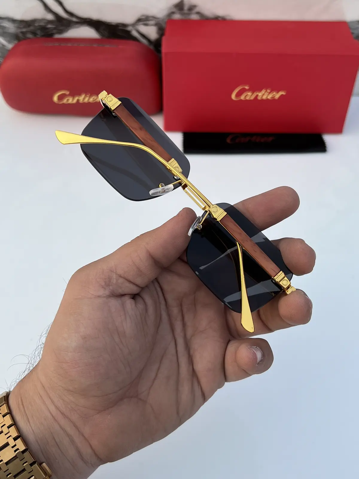 Cartier 90198 gold black - Image 7