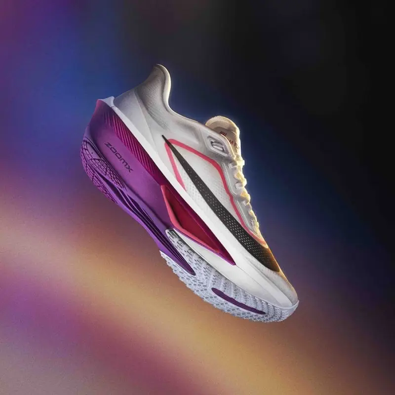 Nike Air Zoom Fly 6 White Purple - Image 6