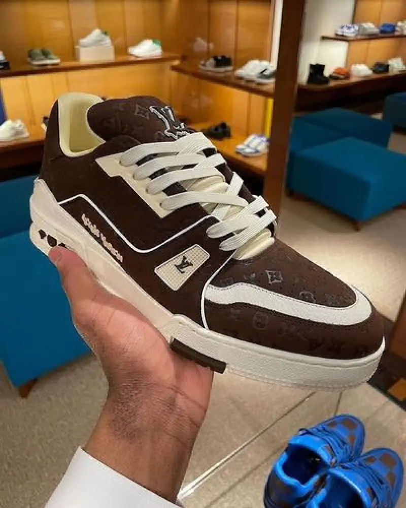 TYLER THE CREATOR X LOIUS VUTTON TRAINER MOCHA - Image 5