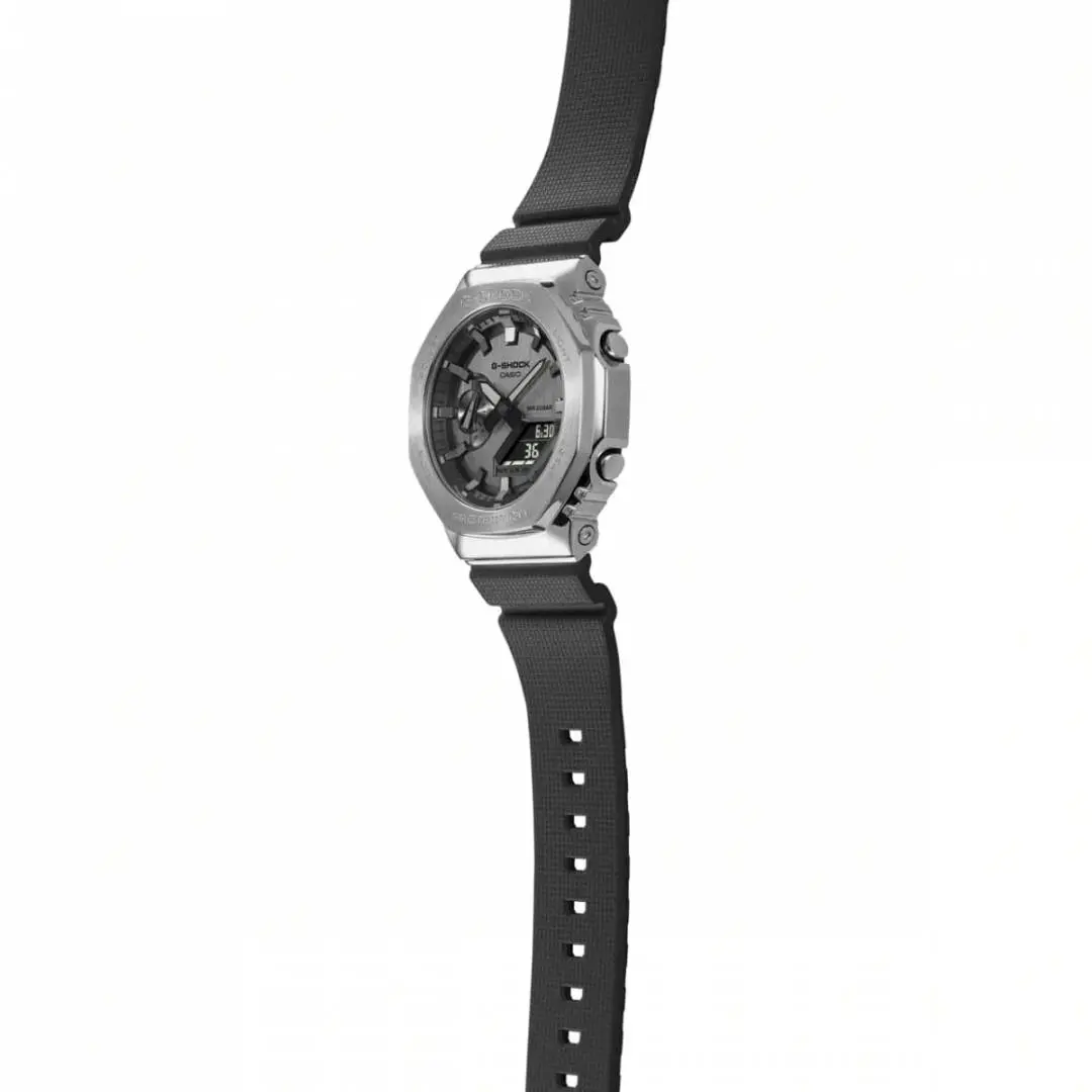 Casio g shock gm2100 black silver Black - Image 2