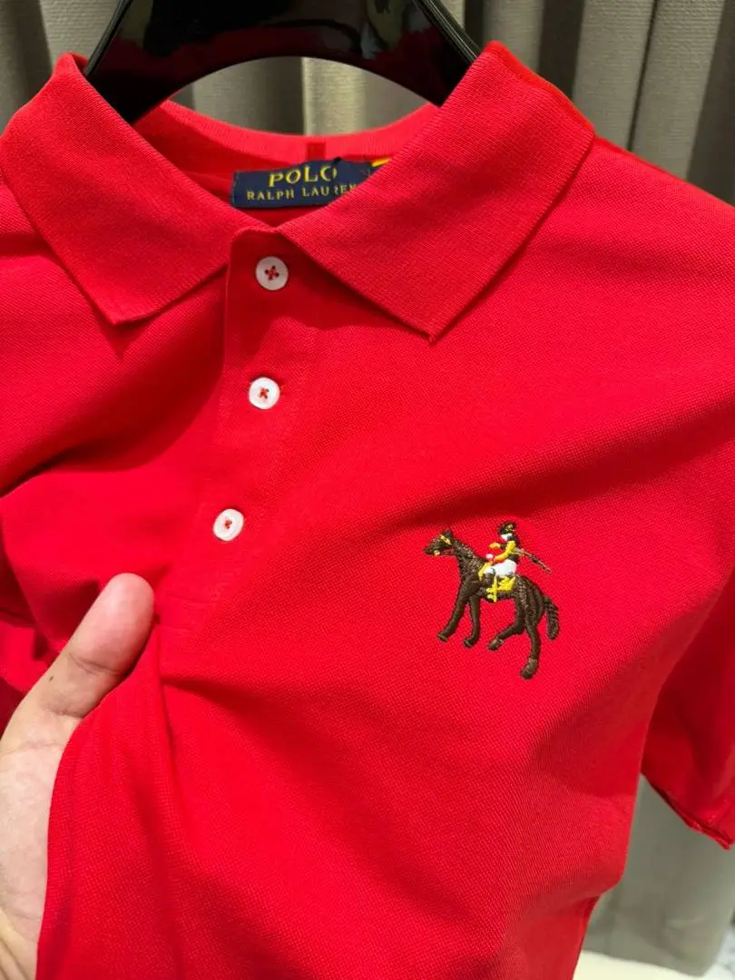 Ralph Lauren Chest Logo Polo T-shirt Red - Image 4