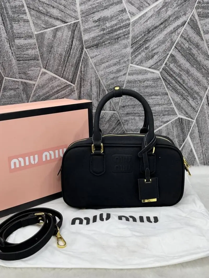 Miu Miu Suede Arcadie Black With original Box