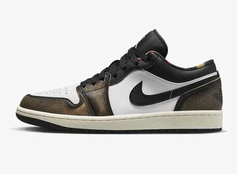 Air jordan 1 Low SE Wear Away Tan yellow 389 - Image 2