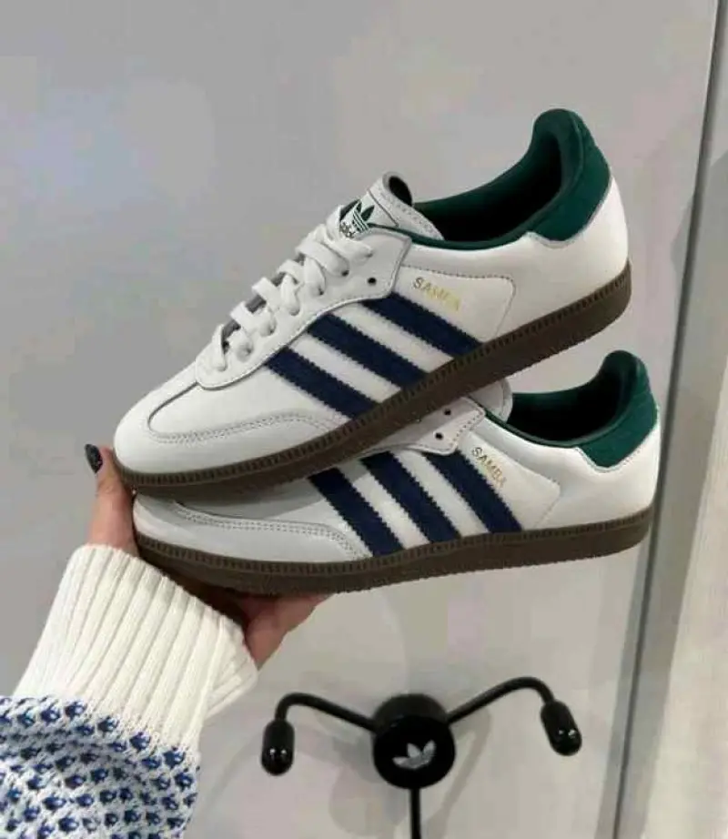 Adidas Samba OG WhiteCollegiate Green