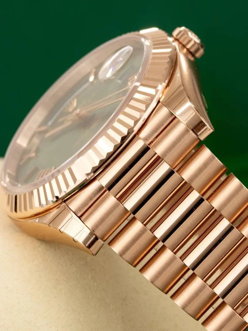 Rolex Oyster Perpetual Day Date 40 Battery Copper Green - Image 8