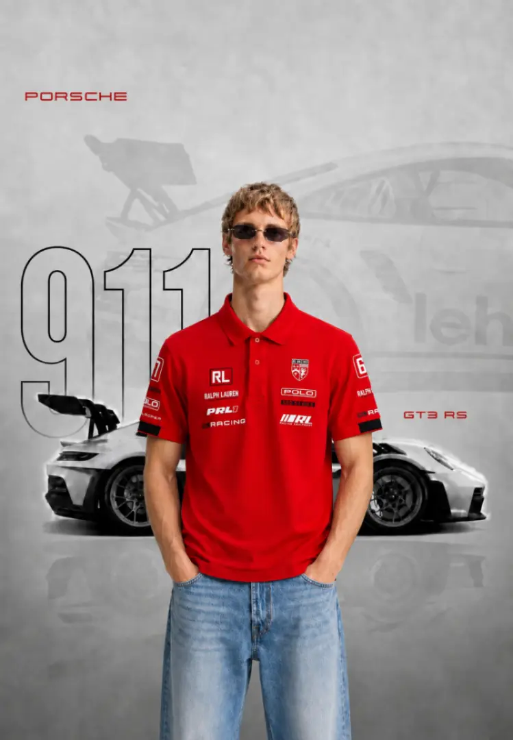 PORSCHE xRalpxh Lauren IMPORTED STORE ARTICLE POLO T-SHIRT - Image 6