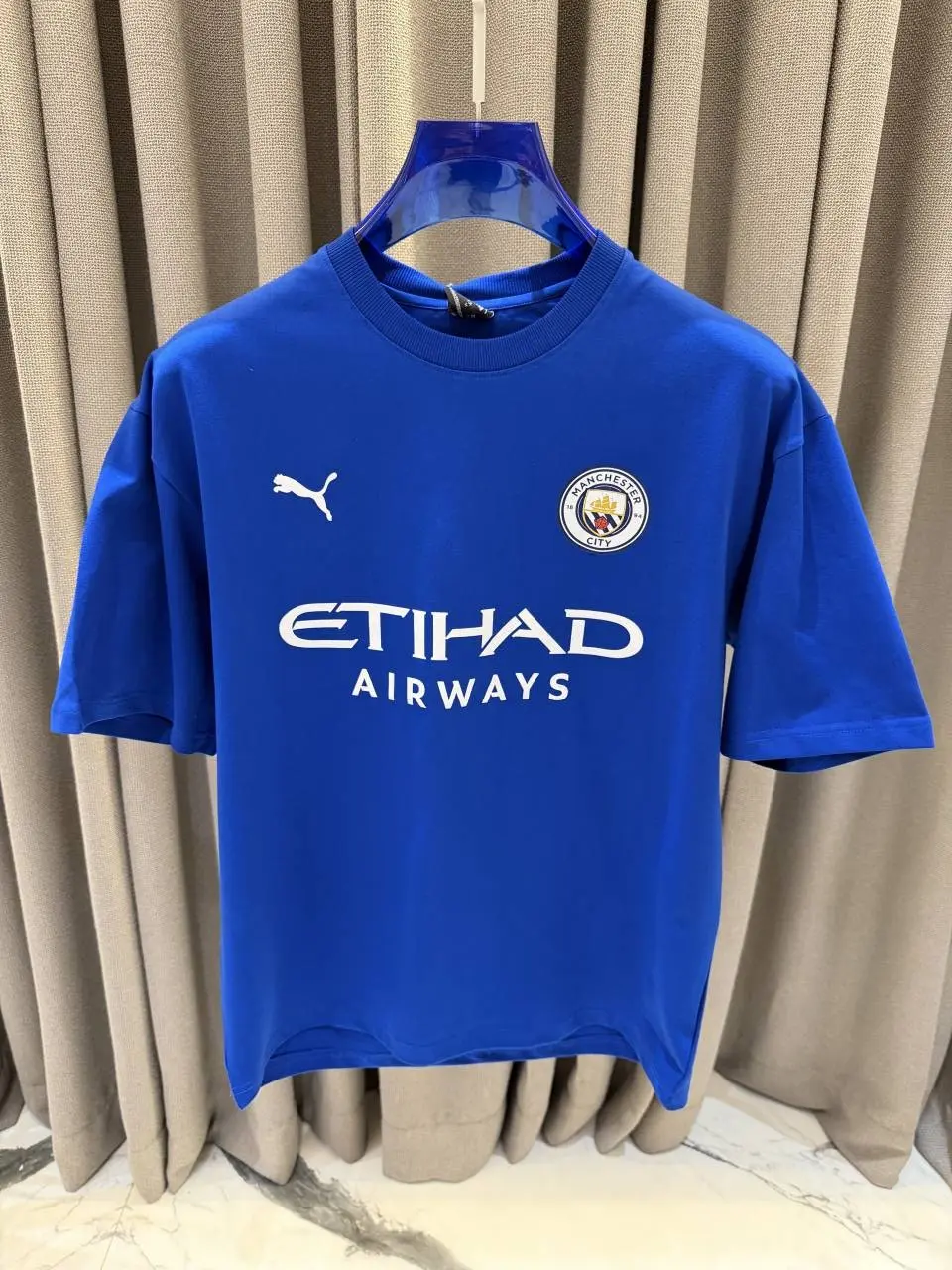 Pum Man city Premium Blue Tshirt - Image 2