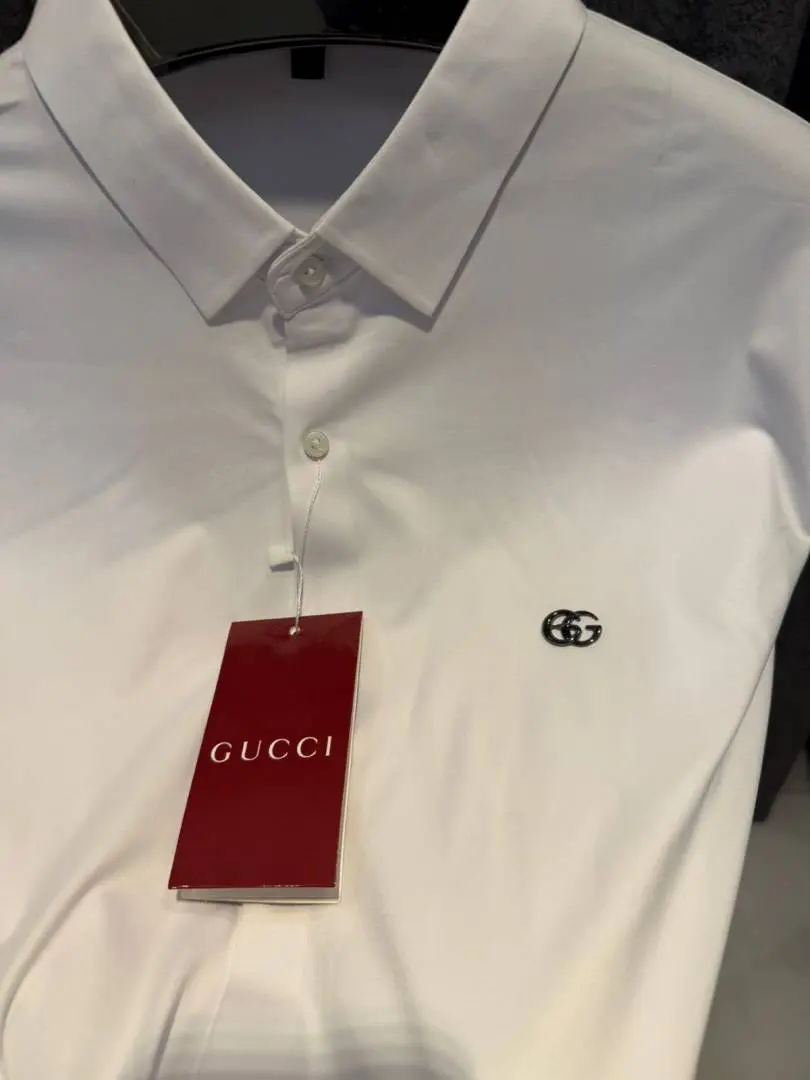 Gucci IMPORTED TRENDING KOREAN SHIRT WHITE - Image 4