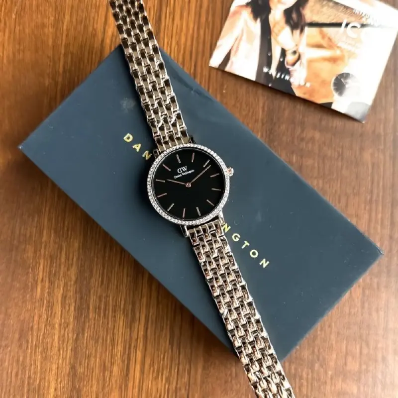 daniel wellington Rosegold Black - Image 3