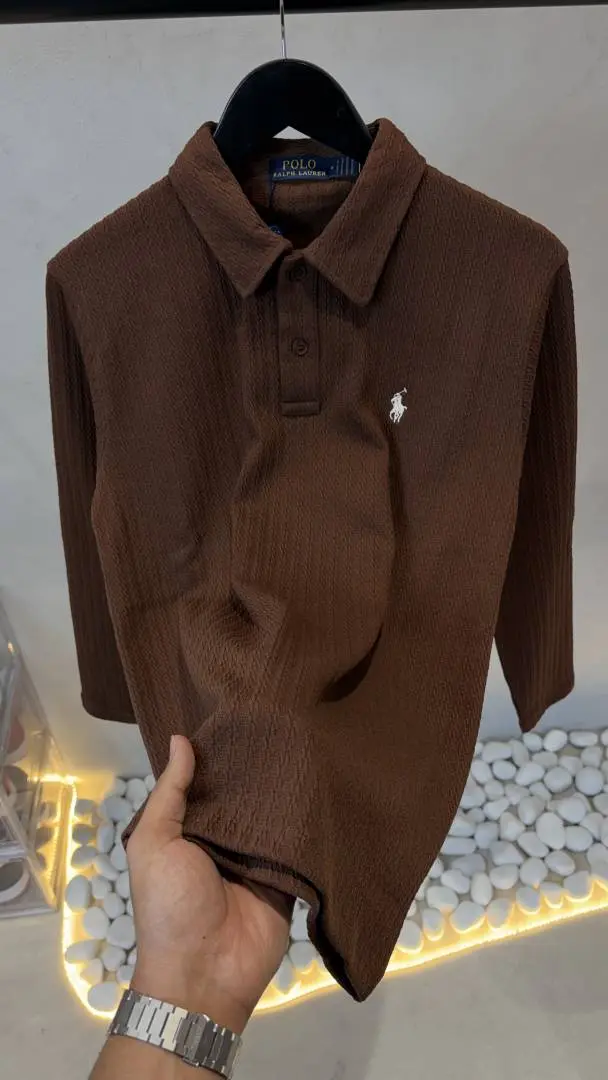 Polo Ralf Lauren Full Sleeves Textured T-Shirt 1052