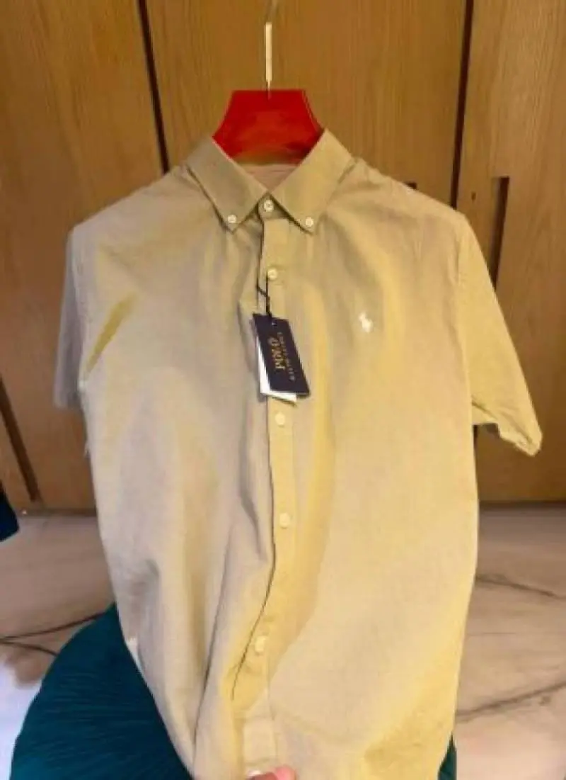 Ralph LAUREN POLO STORE ARTxICLE IMPORTED leelan fabric SHIRT - Image 4
