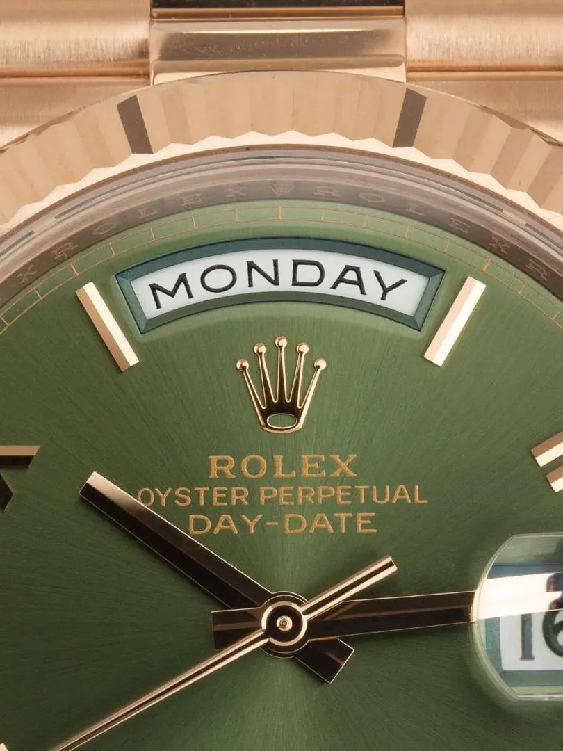 Rolex Oyster Perpetual Day Date 40 Battery Copper Green - Image 3
