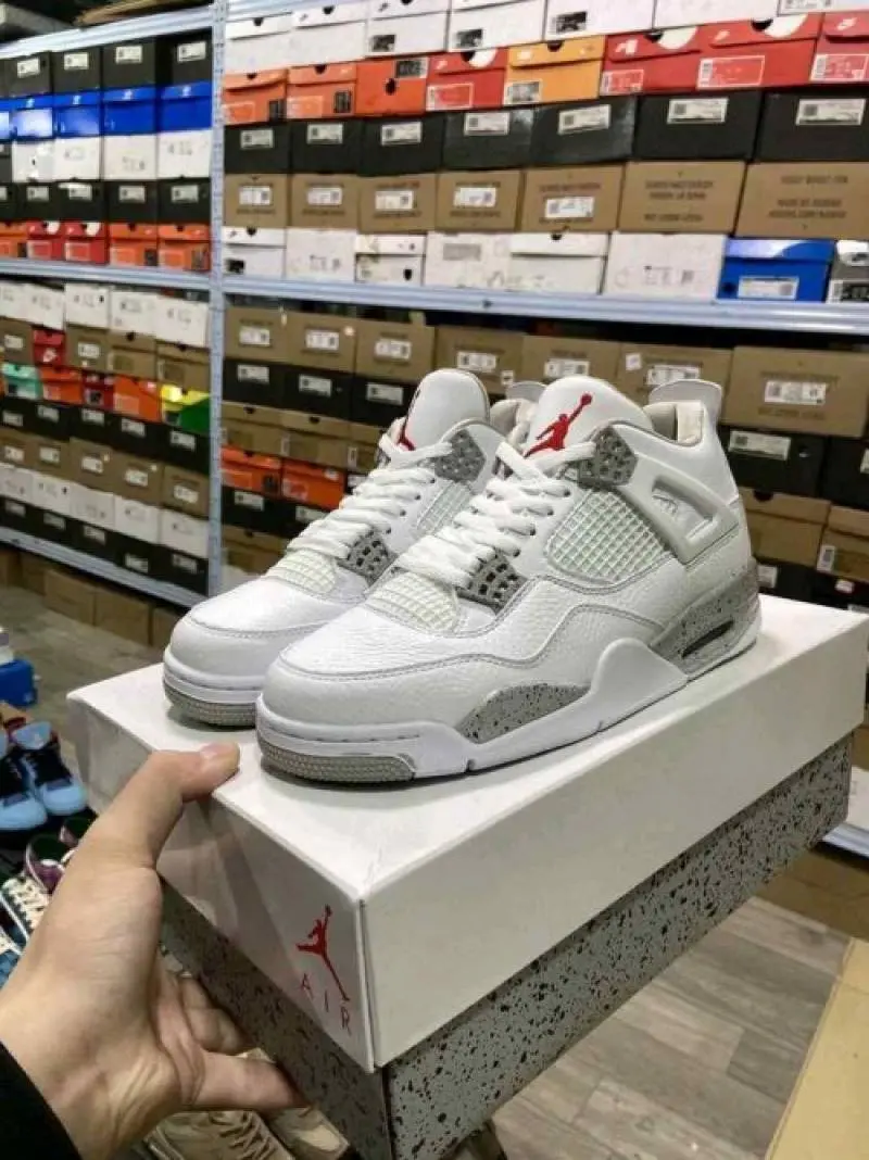 Jordan 4 Oreo White With special box For mens - Image 2